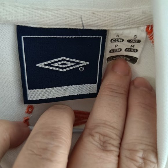 S⚽Umbro Ireland Soccer Football Full-Zip Track Jacket White - Picture 9 of 9